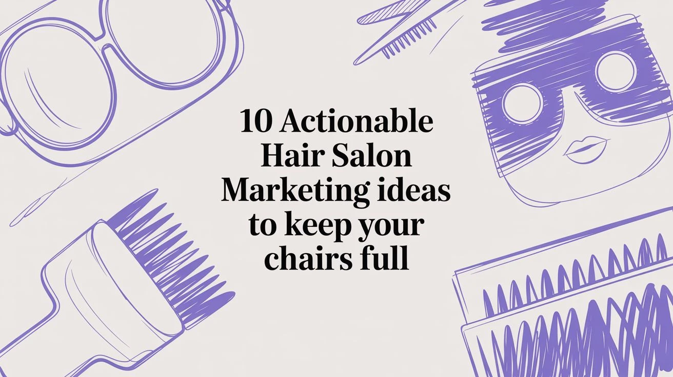 10 idee di marketing per parrucchieri per mantenere le poltrone piene