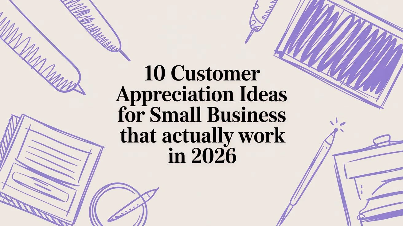 10 Ideen zur Kundenanerkennung für kleine Unternehmen, die im Jahr 2026 tatsächlich funktionieren