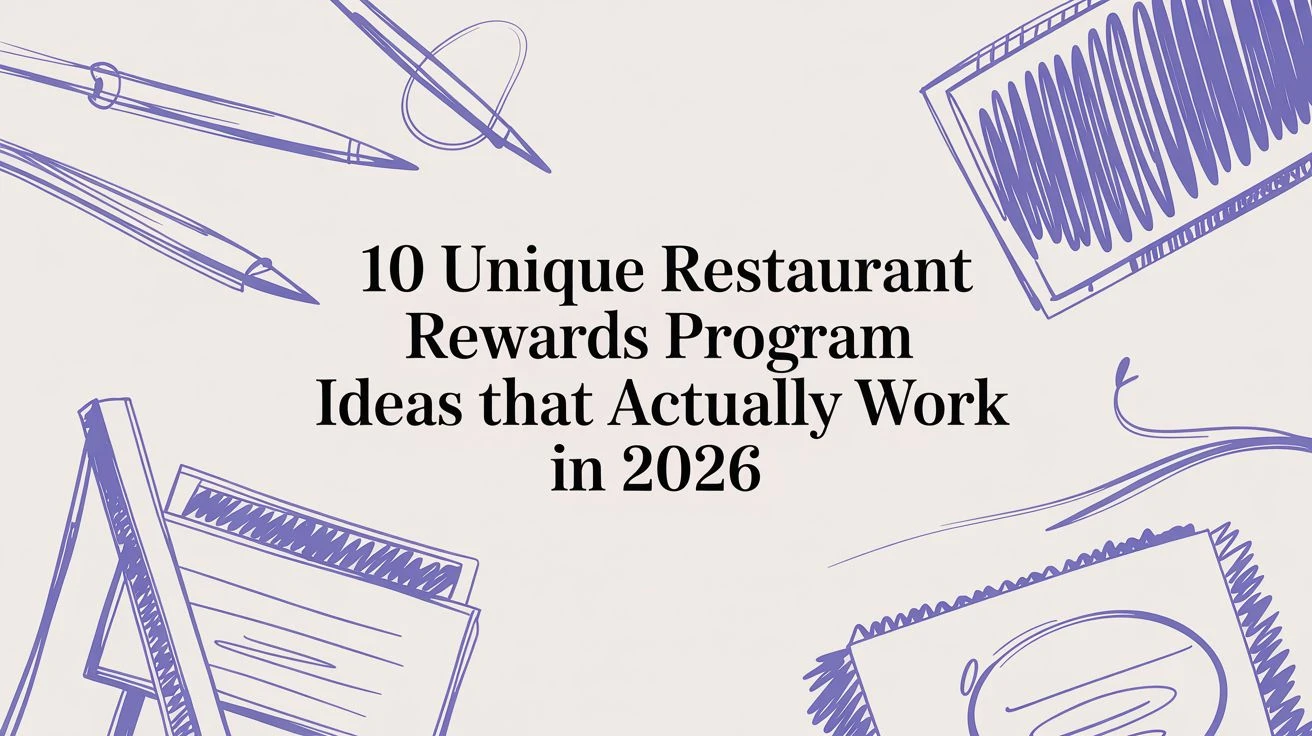 10 pomysłów na unikalne programy lojalnościowe dla restauracji, które sprawdzą się w 2026 roku