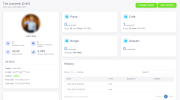 Customer detail in BonusQR Loyalty Admin Panel