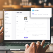 Example of displaying item administration in an e-shop