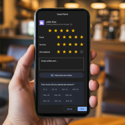 Leaving a positive review after the third visit