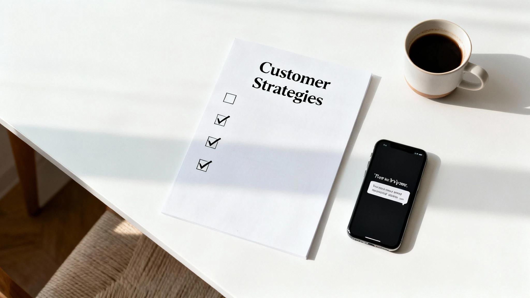 Koláž rôznych zákazníkov, ktorí spokojne komunikujú so značkou na rôznych zariadeniach, ako je telefón, tablet a notebook, čo predstavuje viackanálové zapojenie.