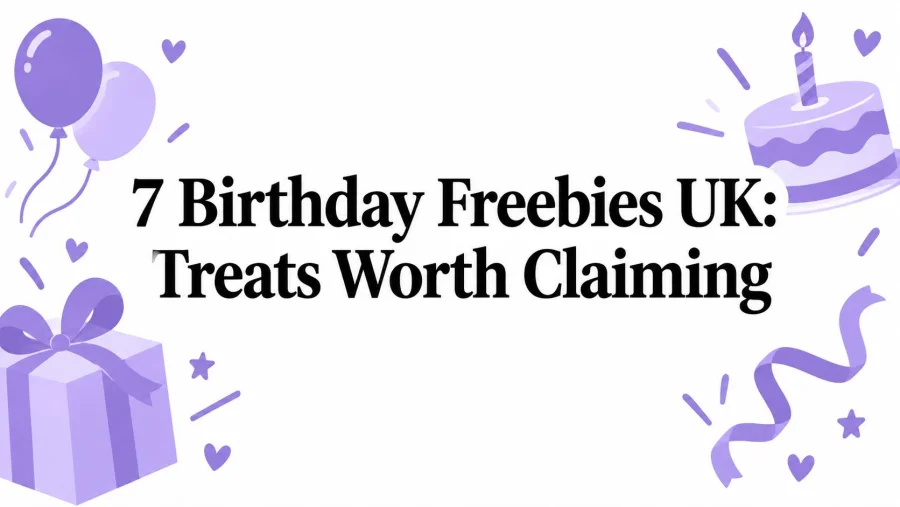 7 Birthday Freebies UK: Treats Worth Claiming