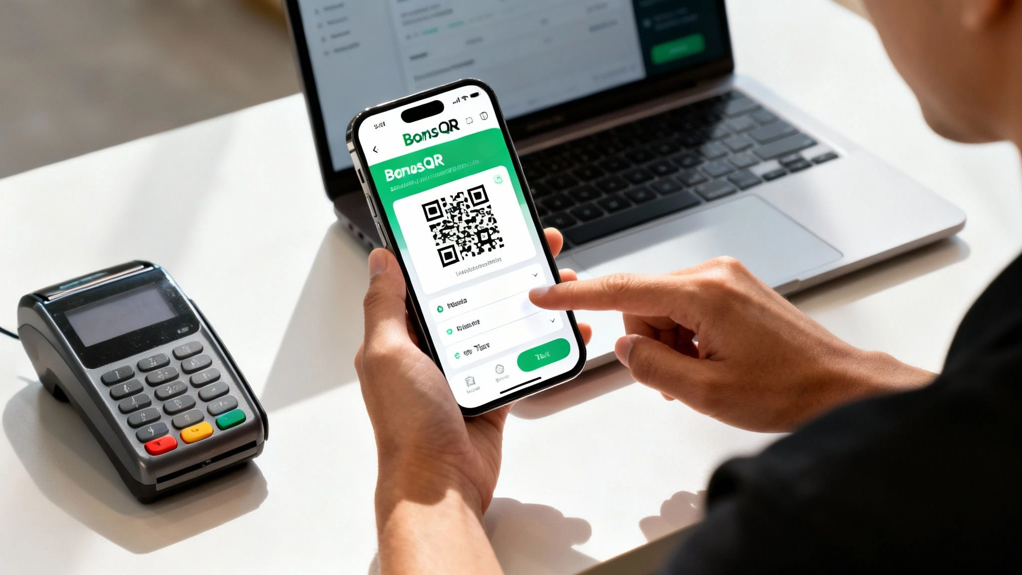 BonusQR dashboard screenshot