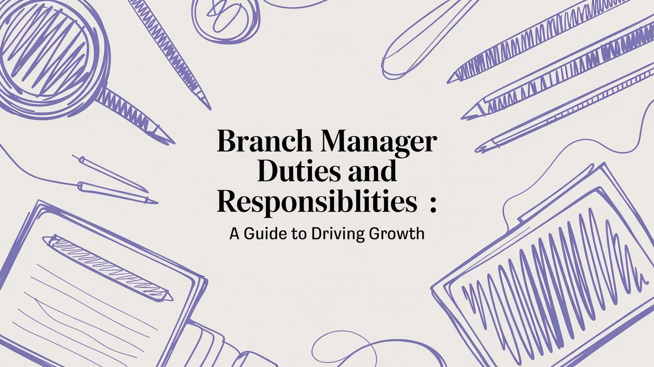 Branch Manager Duties and Responsibilities: A Guide to Driving Growth