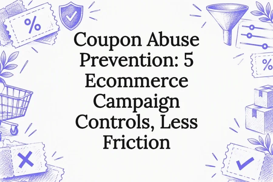 Coupon Abuse Prevention: 5 Ecommerce Campaign Controls, Less Friction
