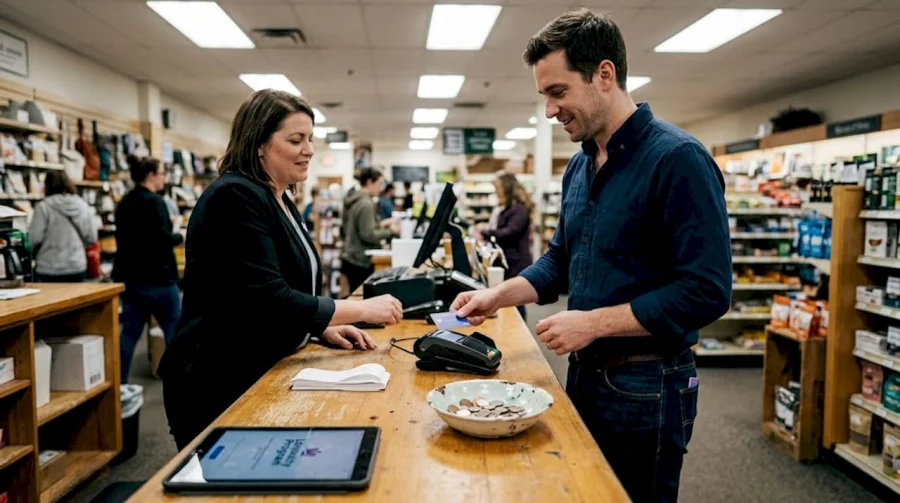 Klient dołącza do programu lojalnościowego przy kasie