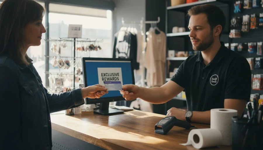 El cliente que utiliza el programa de fidelizaci&oacute;n premium pasa por caja