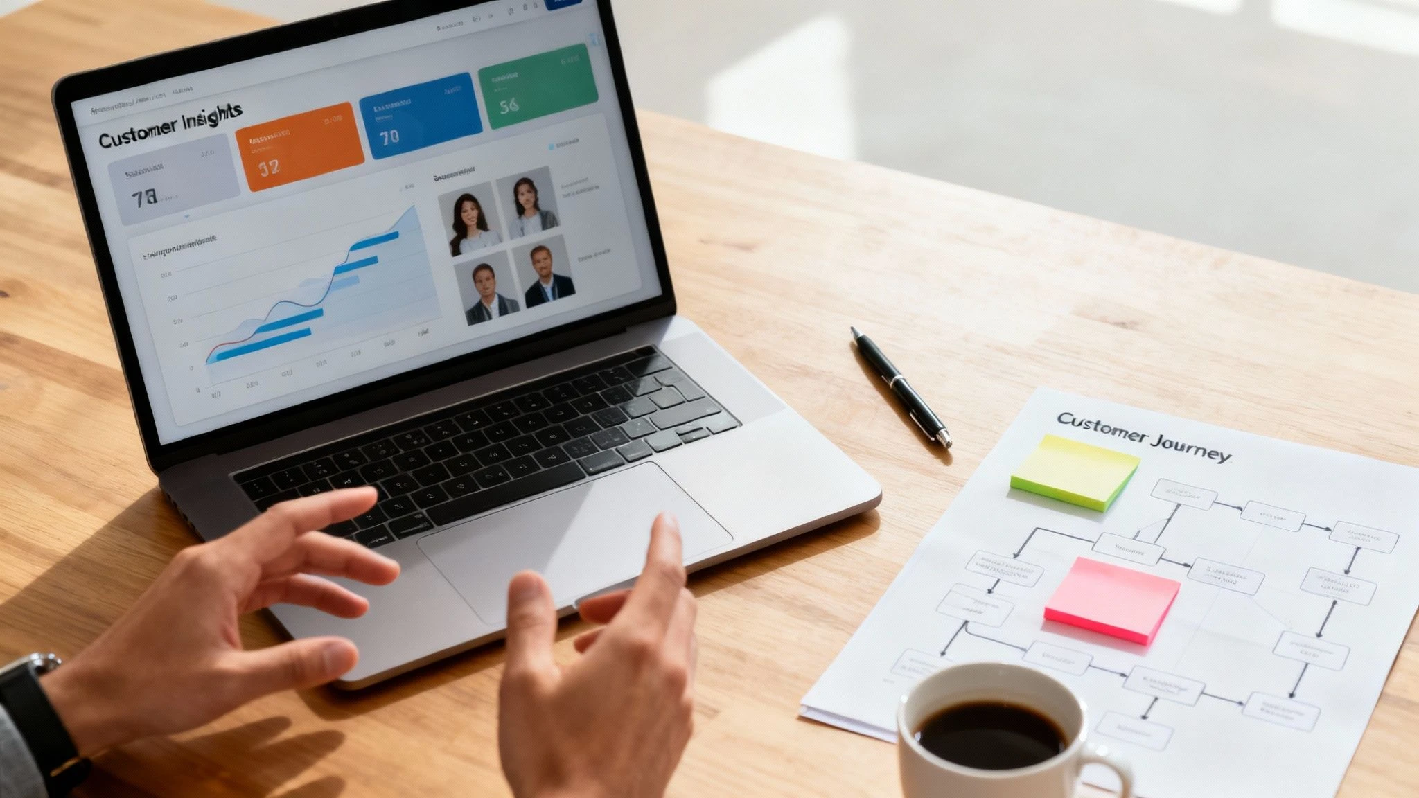 Customers mapping their journey to loyalty