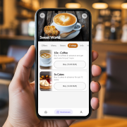 Example of displaying items in an e-shop on the BonusQR platform