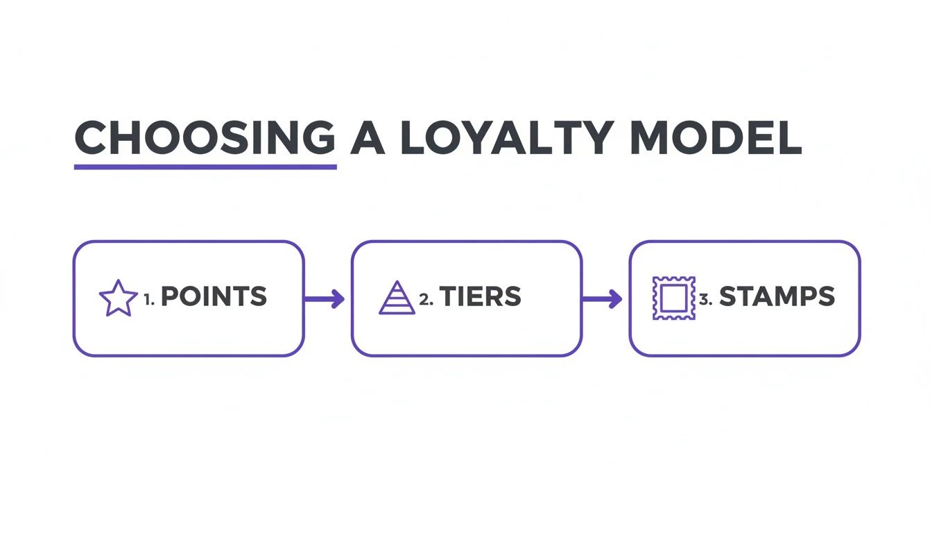 V&yacute;vojov&yacute; diagram zn&aacute;zorňuj&iacute;c&iacute; tři běžn&eacute; věrnostn&iacute; modely: body, &uacute;rovně a zn&aacute;mky, z nichž si můžete vybrat.