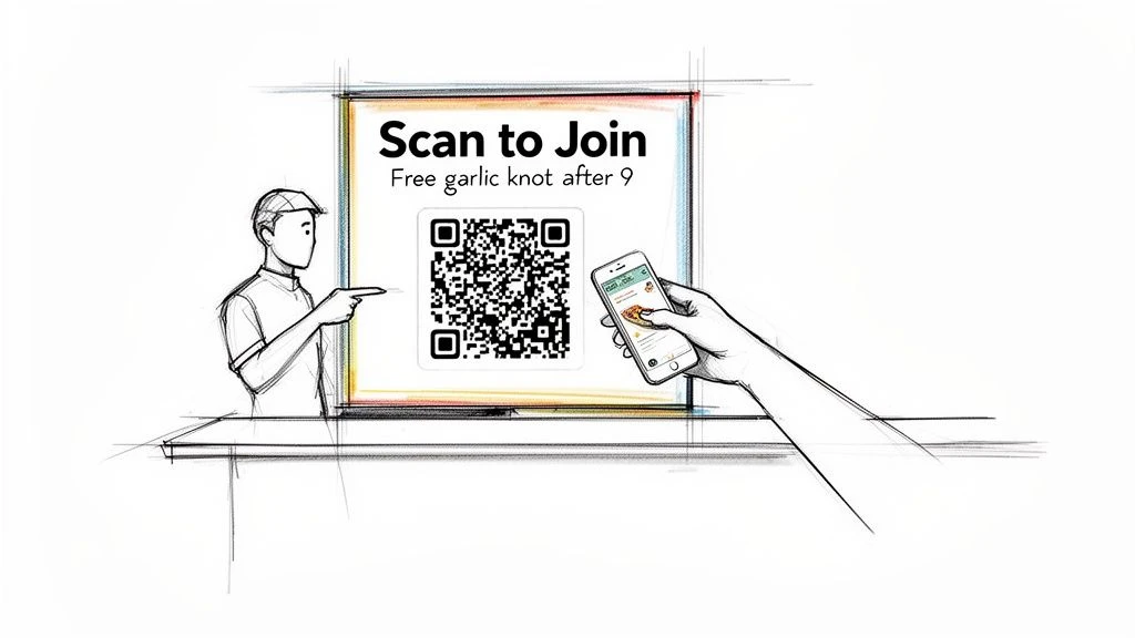 Illusztráció: Az emberek interakcióba lépnek egy