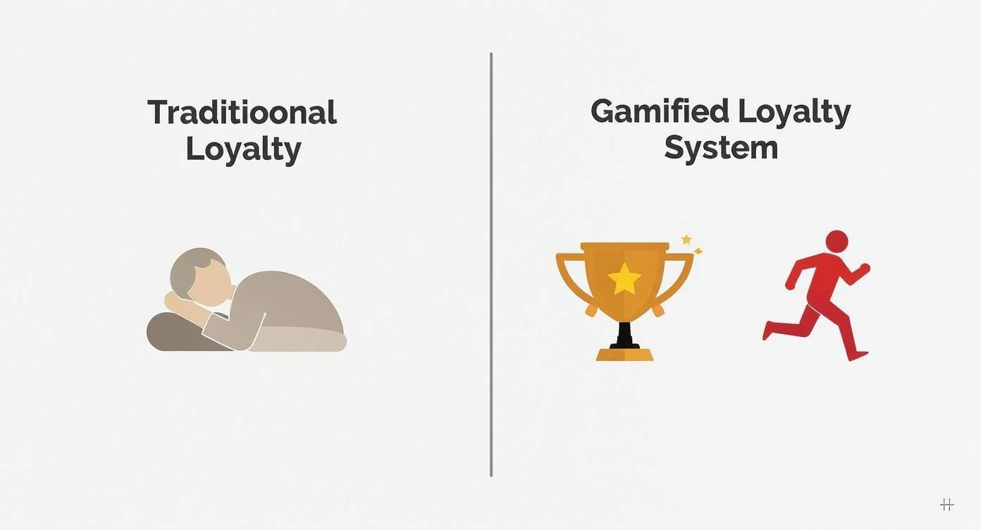 Infografía sobre programas de fidelización gamificados
