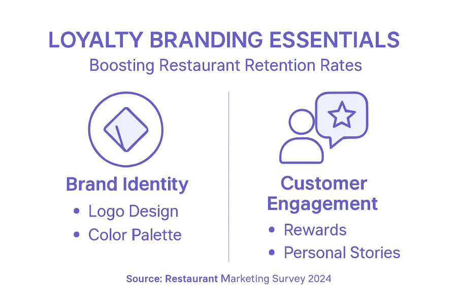 Infografik zu den wichtigsten Merkmalen des Kundenbindungssystems