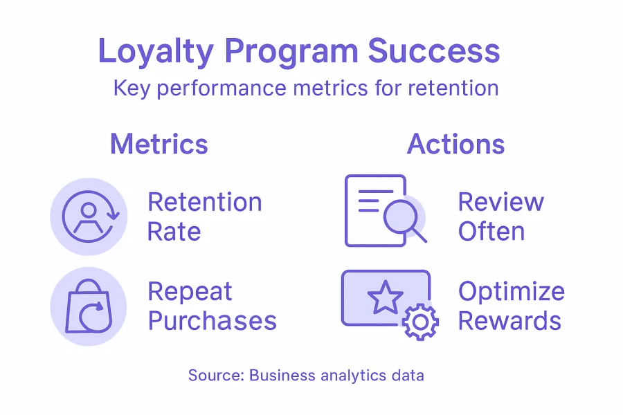 Infografika zobrazuj&iacute;c&iacute; kl&iacute;čov&eacute; metriky a akce t&yacute;kaj&iacute;c&iacute; se retence.