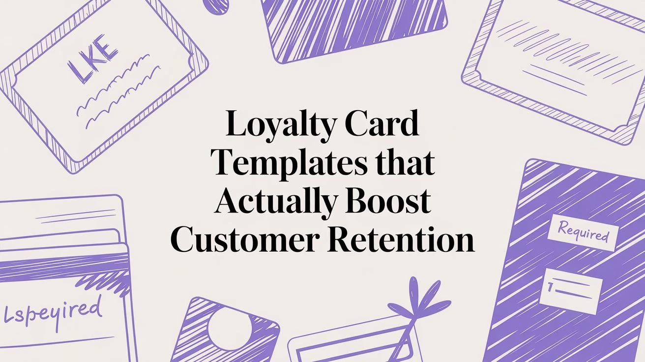 Šablony věrnostních karet, které skutečně zvyšují retenci zákazníků