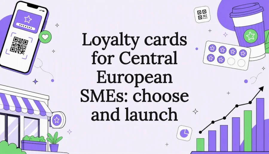 Tarjetas de fidelización para pymes de Europa Central: elige y lanza