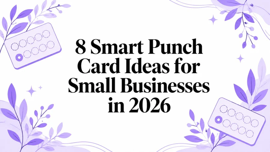 8 Smart Punch Card Ideas for Small Businesses in 2026