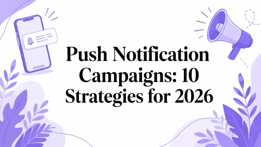 Push-Benachrichtigungs-Kampagnen: 10 Strategien für 2026