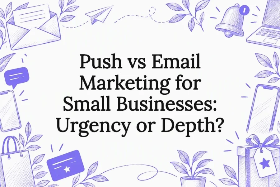 Push vs Email Marketing for Small Businesses: Urgency or Depth?