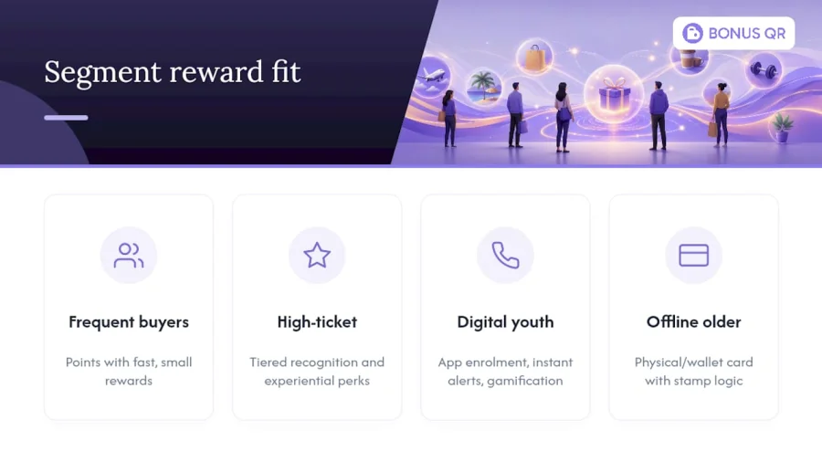 Tailoring loyalty programmes to different customer segments &mdash; overview diagram