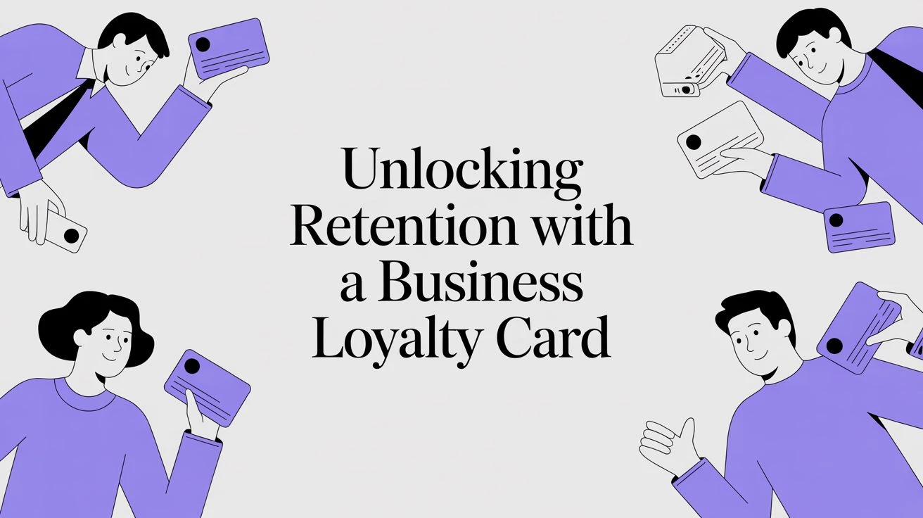 A megtartás feloldása egy üzleti hűségkártyával