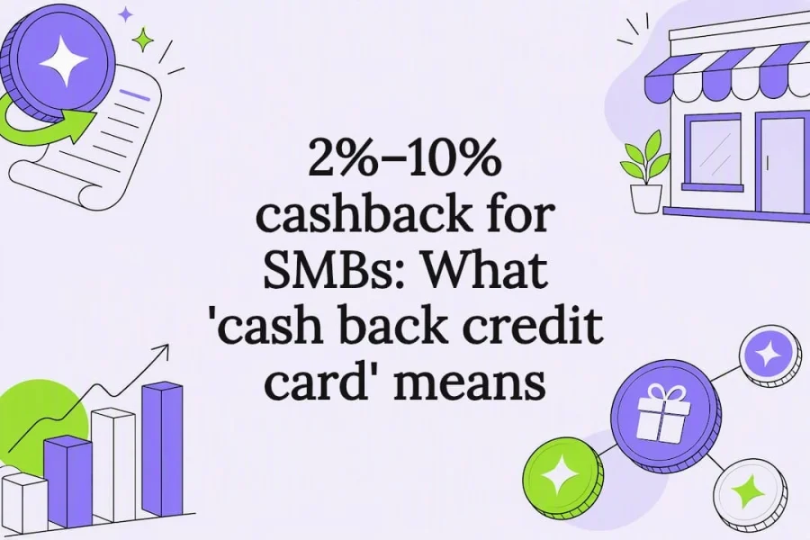 2%–10% cashback for SMBs: What 'cash back credit card' means