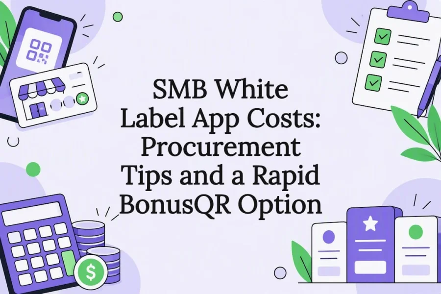 SMB White Label App Costs: Procurement Tips and a Rapid BonusQR Option